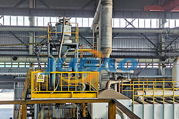  安徽某客户现场负压输送生产线案例