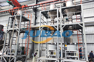 安徽某新能源负极材料真空上料机现场