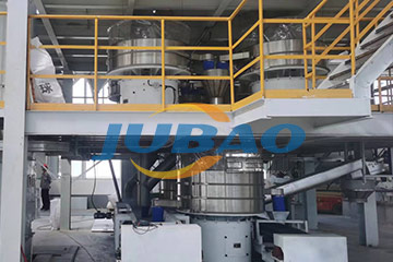 山东某客户振动筛分机客户现场